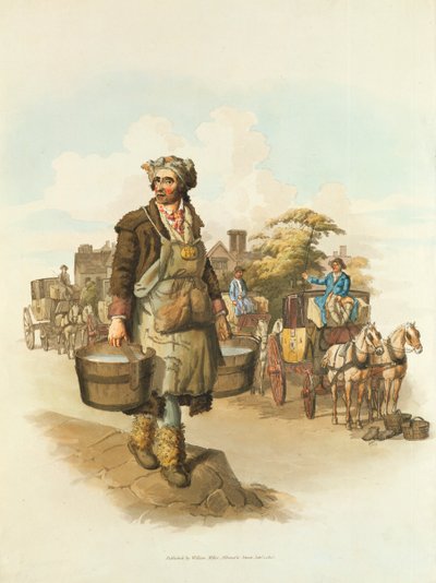Wózek wodny, 1808 autorstwa William Henry Pyne