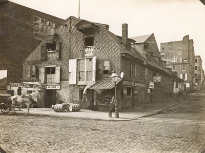 Race Street Wharf, Delaware Avenue przy Race Street, 1867 autorstwa William Herman Rau