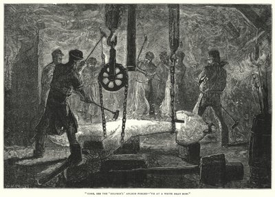 Kucie kotwicy (grawerowanie) autorstwa William Heysham (after) Overend