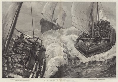Konkurs łodzi ratunkowych autorstwa William Heysham Overend