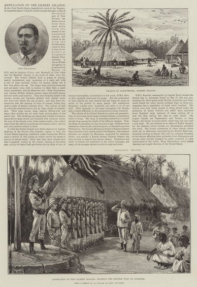 Aneksja Wysp Gilberta autorstwa William Heysham Overend