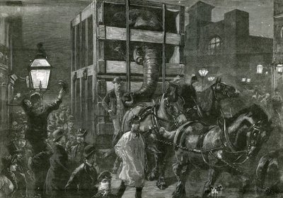 Podróż Jumbo do doków autorstwa William Heysham Overend
