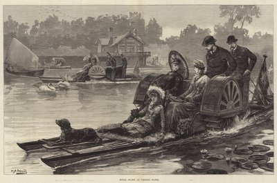 Królewski piknik w Virginia Water autorstwa William Heysham Overend