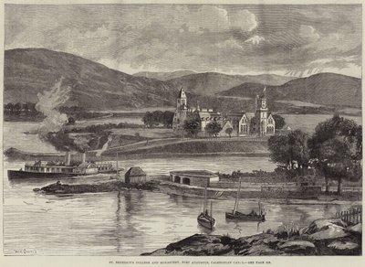 Kolegium i klasztor św Benedykta, Fort Augustus, Kanał Kaledoński autorstwa William Heysham Overend