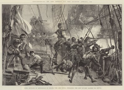 Trzysetna rocznica klęski hiszpańskiej Armady, 1588 autorstwa William Heysham Overend