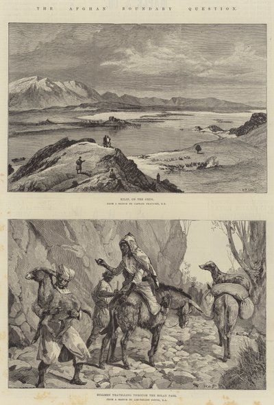 Pytanie o granice Afganistanu autorstwa William Heysham Overend