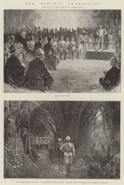 Ekspedycja Aszanti autorstwa William Heysham Overend