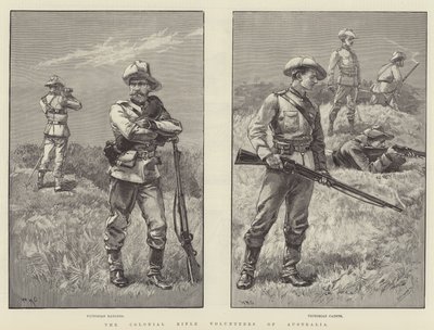 Ochotnicy karabinów kolonialnych Australii autorstwa William Heysham Overend
