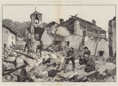 Trzęsienie ziemi na Riwierze autorstwa William Heysham Overend