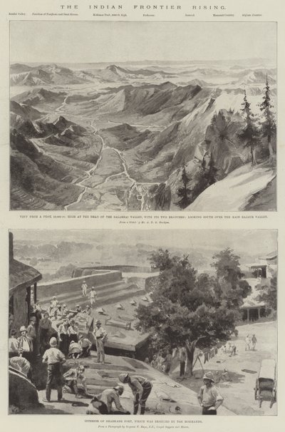 Powstanie indyjskiej granicy autorstwa William Heysham Overend