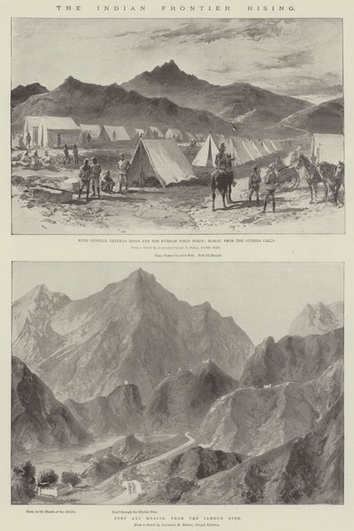 Powstanie indyjskiej granicy autorstwa William Heysham Overend