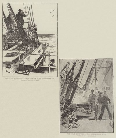 Manewry Marynarki Wojennej autorstwa William Heysham Overend