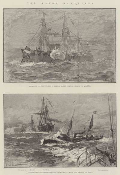 Manewry morskie autorstwa William Heysham Overend