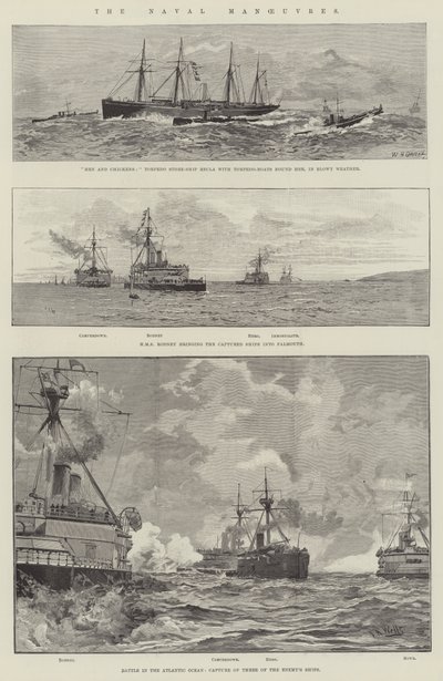 Manewry morskie autorstwa William Heysham Overend