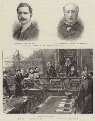 Otwarcie Parlamentu autorstwa William Heysham Overend