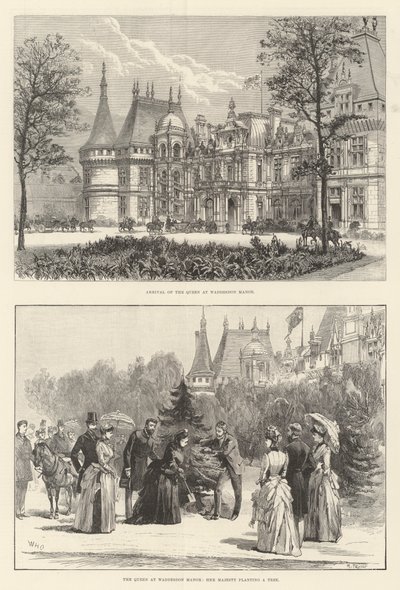 Królowa w Waddesdon Manor autorstwa William Heysham Overend
