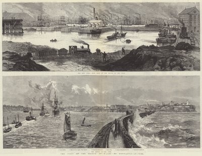 Wizyta księcia Walii w Newcastle-on-Tyne autorstwa William Heysham Overend