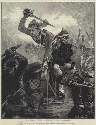 Wojna w Egipcie, z bliska autorstwa William Heysham Overend