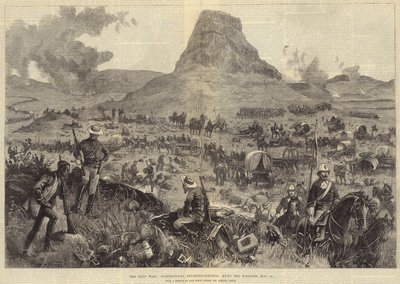 Wojna zuluska, rewizja Isandhlwany, wywożenie wagonów, 21 maja autorstwa William Heysham Overend