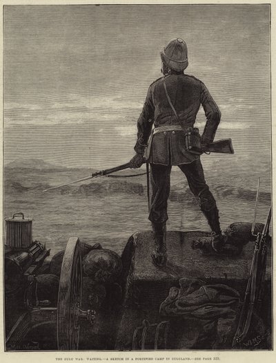 Wojna Zulusów, czekanie autorstwa William Heysham Overend
