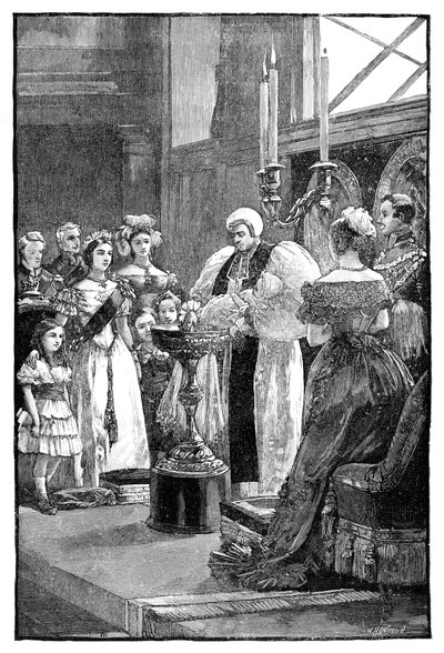 Chrzest Księżnej Luizy, ok. 1848, 1900. autorstwa William Heysham Overend