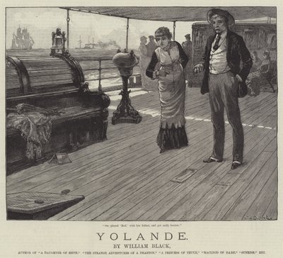 Yolande — William Black autorstwa William Heysham Overend