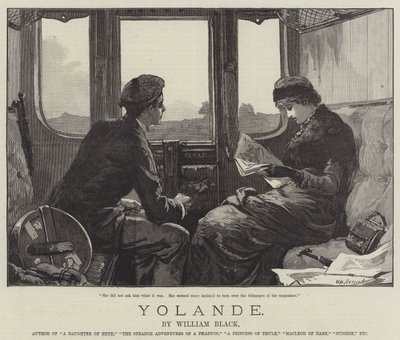 Yolande, autorstwa Williama Blacka autorstwa William Heysham Overend