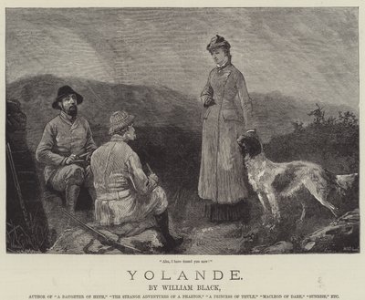 Yolande — William Black autorstwa William Heysham Overend