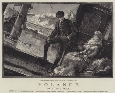 Yolande — William Black autorstwa William Heysham Overend