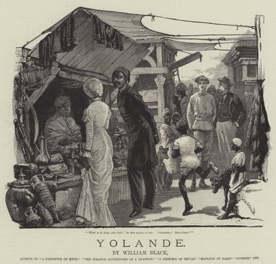 Yolande, autorstwa Williama Blacka autorstwa William Heysham Overend