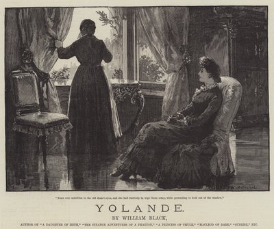 Yolande — William Black autorstwa William Heysham Overend