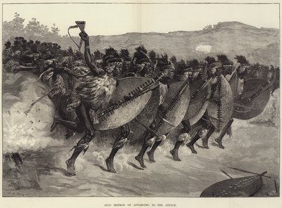 Zuluska metoda przechodzenia do ataku autorstwa William Heysham Overend
