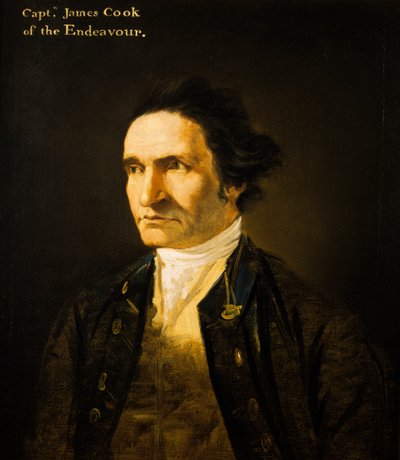 Kapitan James Cook (1728-1779) autorstwa William Hodges
