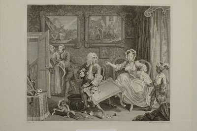 Kariera prostytutki: tablica 2 autorstwa William Hogarth