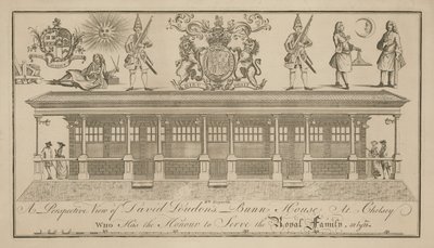 Perspektywiczny widok na dom Bunn Davida Loudona autorstwa William Hogarth