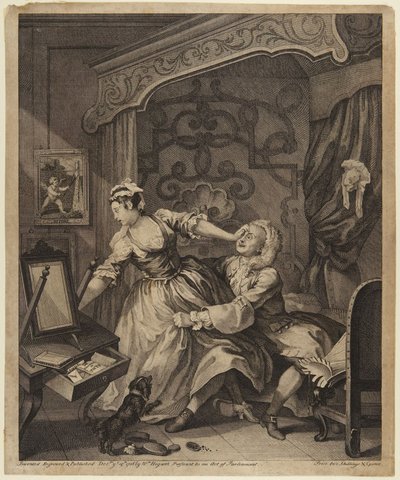 Przedtem autorstwa William Hogarth