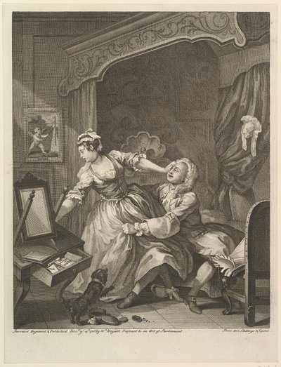 Wcześniej, 15 grudnia 1736. autorstwa William Hogarth