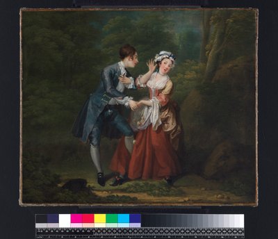 Przed, ok. 1730-31 (jeden z pary, zob. 58828) autorstwa William Hogarth