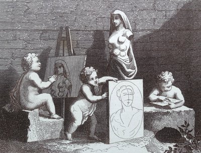 Chłopcy podglądający przyrodę autorstwa William Hogarth