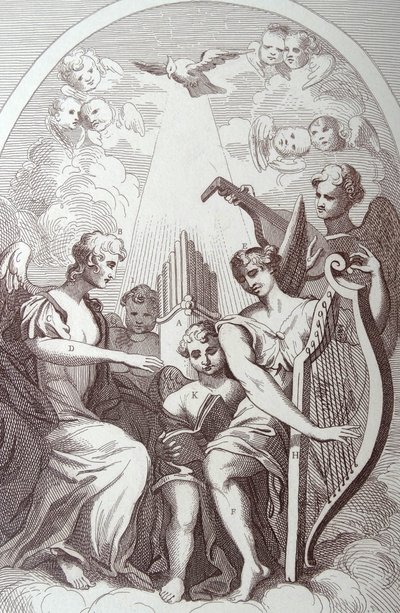 Burleska na ołtarzu Kenta w St. Clement Danes autorstwa William Hogarth