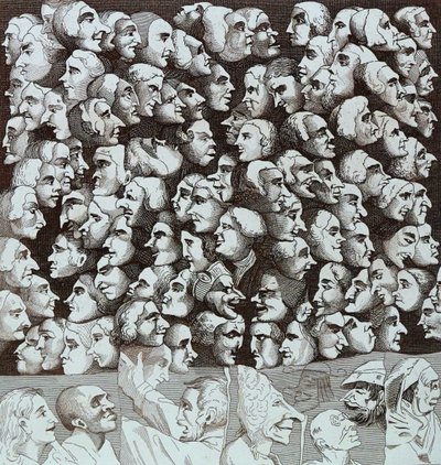 Postacie autorstwa William Hogarth