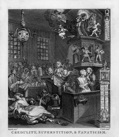 Łatwowierność, przesądy i fanatyzm Williama Hogartha autorstwa William Hogarth