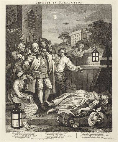Okrucieństwo w doskonałości autorstwa William Hogarth