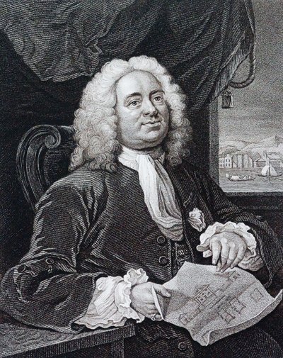 Daniel Lock, architekt i artysta autorstwa William Hogarth