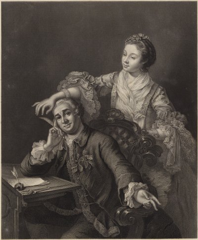 David Garrick i jego żona autorstwa William Hogarth