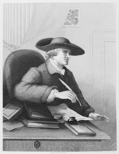 Dr Thomas Morell uczony i drukarz Znany z tego, że był librecistą i napisał najbardziej szczegółowy opis współpracy z Handel Engraving autorstwa J Moore