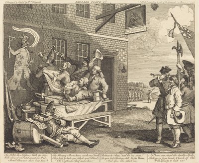 Anglia autorstwa William Hogarth