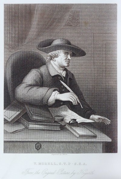 Grawerowanie T. Morella autorstwa Williama Hogartha autorstwa William Hogarth
