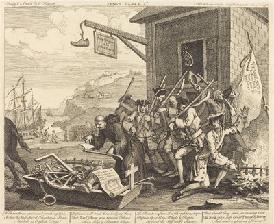 Francja autorstwa William Hogarth