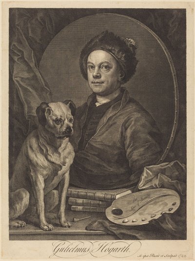 Gulielmus Hogarth autorstwa William Hogarth